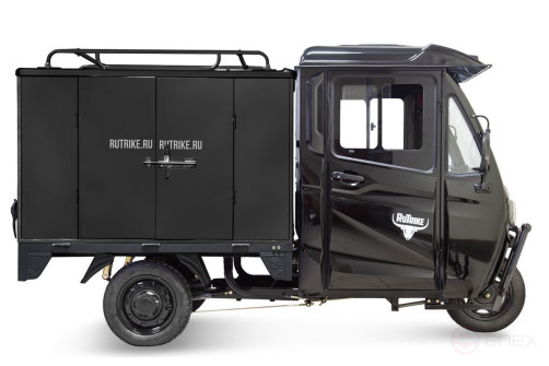 Грузовой электротрицикл Rutrike КАРГО Кабина Универсал 1500 60V1000W, серый