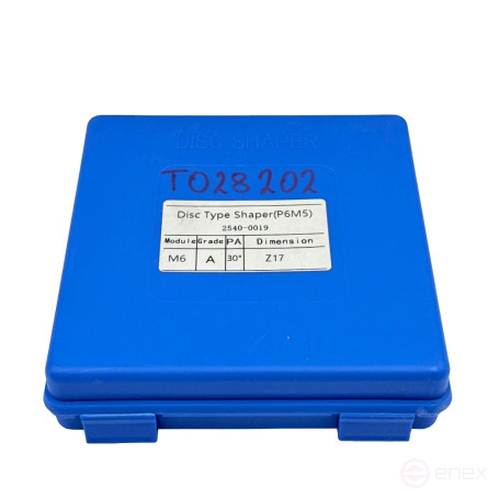 Долбяк дисковый M 6.0, z=17, 30°, D=102 мм, d=44.45 мм (2540-0019) TORNERI Т028202