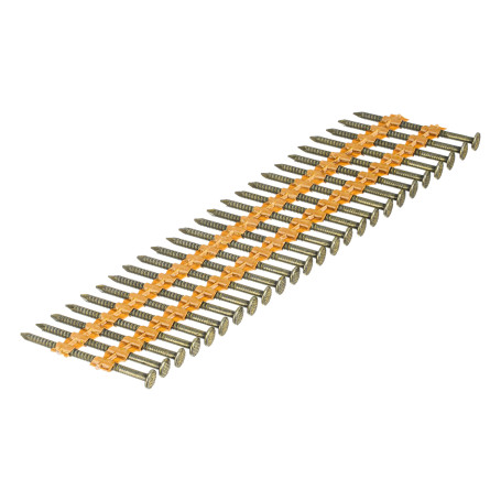 Nails for pnev. nylon (dyed), length - 50 mm, diameter - 2.9 mm, 2000 pcs. Denzel
