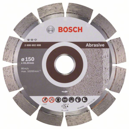 Diamond cutting wheel Expert for Abrasive 150 x 22.23 x 2.4 x 12 mm