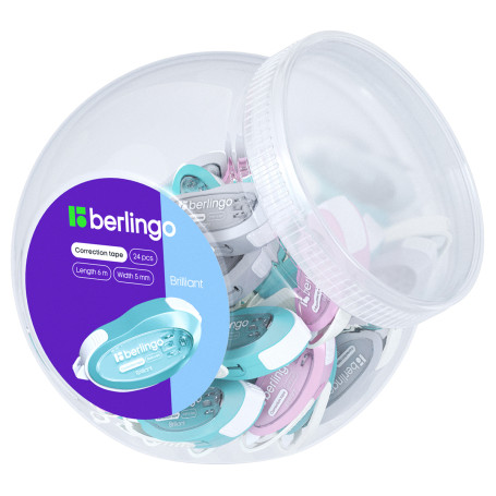 Berlingo "Brilliant" correction tape, 5 mm*6m