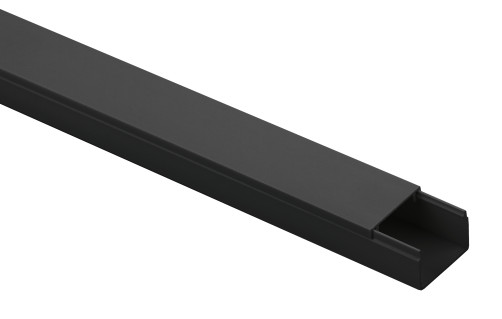 Cable channel ERA KK-B-25-16 black 25x16mm