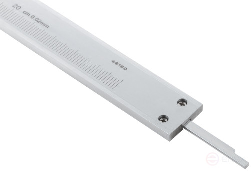 Штангенциркуль металлический нержавеющий 200 мм/ 0,02 мм (пластиковый кейс)