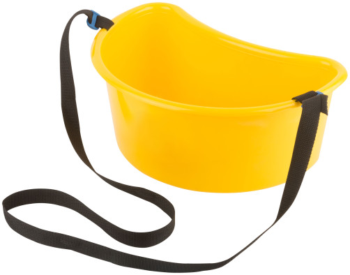 Plastic bucket for harvesting with a belt 4 l
