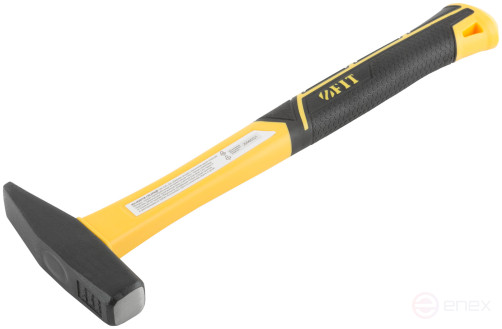 Молоток кованый, фиберглассовая усиленная ручка, Профи 300 гр.