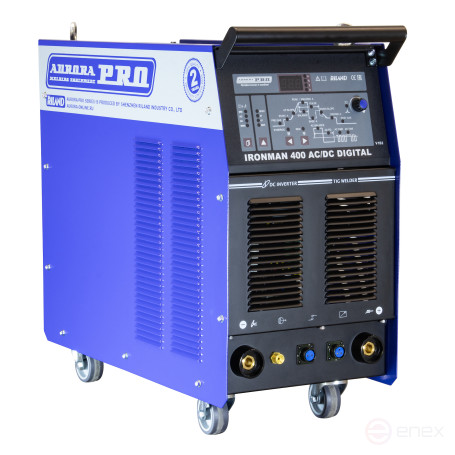 Industrial argon arc welding machine AuroraPRO IRONMAN 400 AC/DC DIGITAL (TIG+MMA) + NAKS certificate