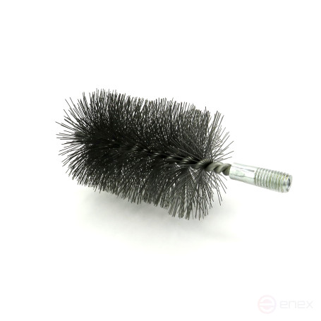 Steel brush D68, pile 0.40, fit M12 thread (14-568) cord brush for cleaning and cleaning holes, channels, heat exchanger, tubes and equipment in furnace, chimney, boiler systems