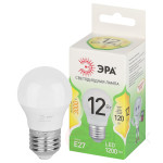 Лампа светодиодная ЭРА GREEN LINE LED P45-12W-830-E27 GL 12Вт шар теплый свет E27