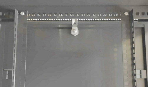 TWB-FC-1845-SR-RAL7035 Wall cabinet 19-inch (19"), 18U, 920x600x450mm, metal front door with lock, two side panels, with the possibility of mounting on legs (included), color gray (RAL 7035) (disassembled)