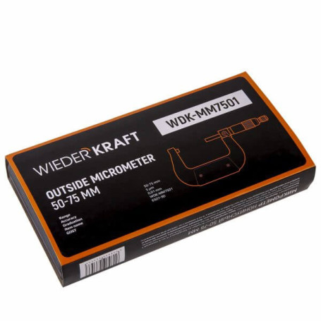 Vernier micrometer 50-75 mm, 0.01 mm, WDK-MM7501