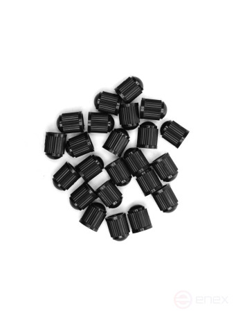 ACG Колпачок для колесного вентиля пластиковый черный (уп/100 шт) LUXOR 1026065