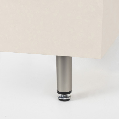 Опора меб. мет. D-100 h100 с регул. сатин AKS