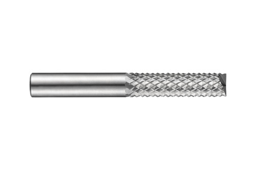 Borehole with a rhombic notch and an angle at the top of 180 ° Ø 8 mm