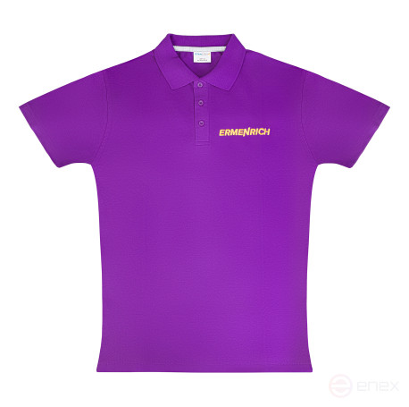 Ermenrich branded polo shirt, purple, size XL