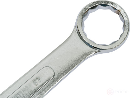 Ключ гаечный комбинированный 65х65 хромирование HORTZ