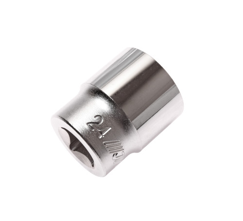 Головка торцевая 6-гранная 1/2" х 24мм, длина 38мм JTC /1/10/100