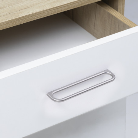 Ручка меб. скоба мет. OLYMPIA 160 матовый хром AKS