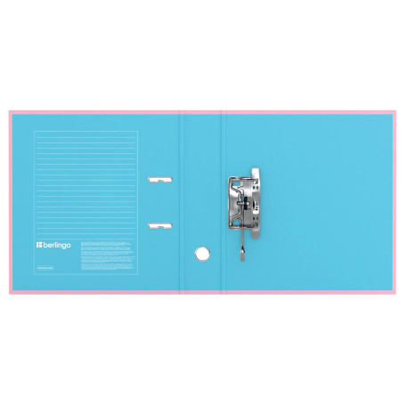 Berlingo "Haze" folder recorder, 80 mm, matte laminated, pink