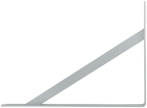Уголок-кронштейн усиленный белый 400х280 мм