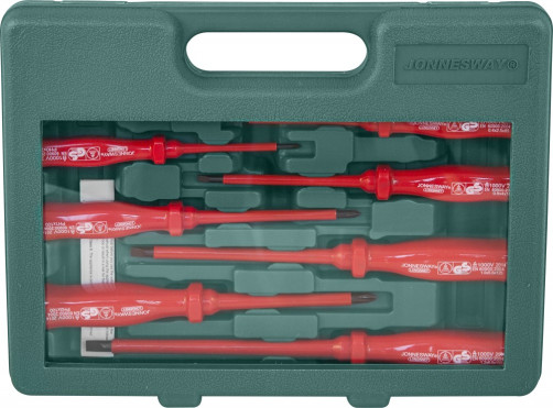 D02AP08S Set of Dielectric core Screwdrivers, 8 items