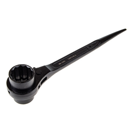 Ключ ступичный ER-44146 трещоточный усиленный 41х46мм (24 зуб.) ЭВРИКА /1/2/16 NEW