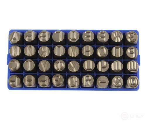 The stamps are letter Cyrillic 8mm (HRC 60+-2 degrees. DIN 1451) JTC