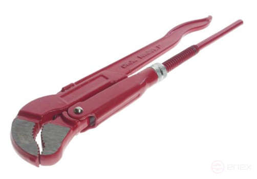 Pipe wrench 1" 345mm (45 degrees) lever JTC