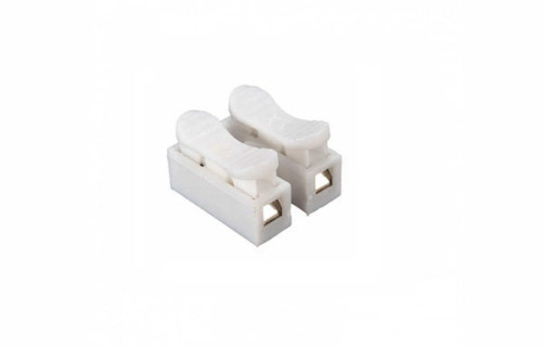 Insulated connection clamp RIPO CH-2 white for connecting phase conductors of 2 lines (2 I/O)