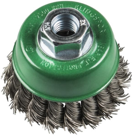 Cup brush with threaded connection, twisted wire BT 600 Z, 80