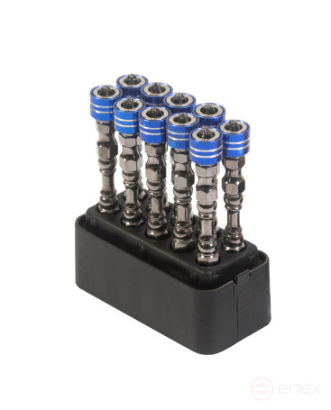 Набор бит двусторонних с магнитом Skole PH2-65 (10шт/уп. син-хром) BT10-265