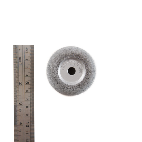 NS107 Rough hemisphere, Ø63.1x26.9mm, AH 9,5mm, 170 Grit