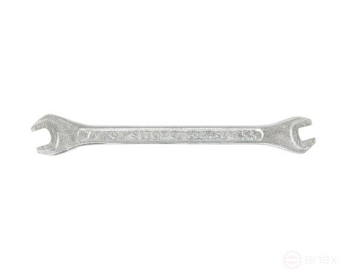 Ключ гаечный рожковый двусторонний 5,5x7 оцинкованный SITOMO BELARUS