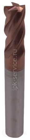 HRC55 D10x22xD10x72 Z4 TiSiN Фреза концевая ц/х тв.сп. Ф10 L=72 ИПК