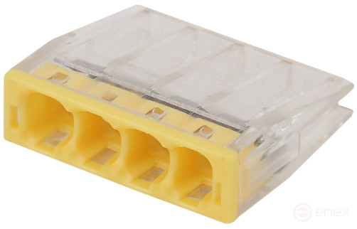 ERA terminal NO-224-42 compact with paste series 244 4 holes 0.5-2.5 mm2 pack of 4 pcs
