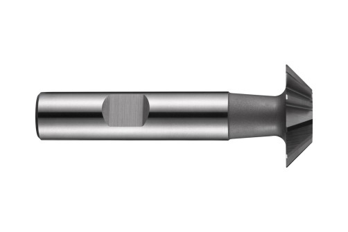 Milling cutter for processing grooves of the “reverse dovetail” type C83120.0X45