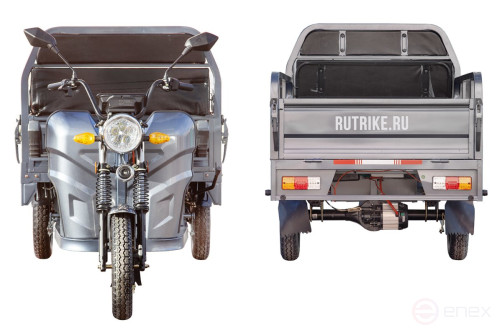 Грузовой электротрицикл Rutrike Мастер 1500 60V1000W, темно-зеленый