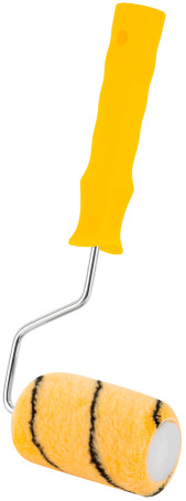 Валик полиакриловый, бежевый с черной полоской, диам. 40/61 мм; ворс 10,4 мм, 100 мм