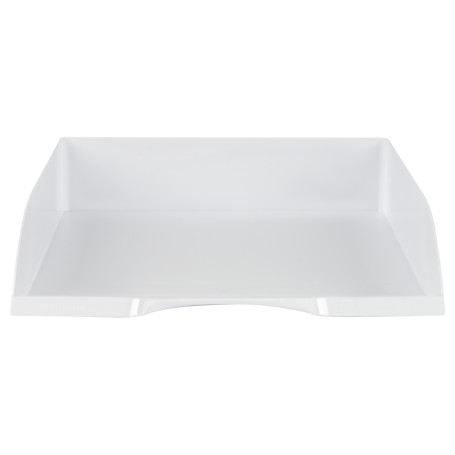 Лоток для бумаг горизонтальный СТАММ "Дельта", белый