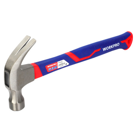 Carpentry Hammer with fiberglass handle 560gr WP241012 WORKPRO
