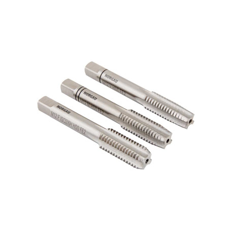 Комплект ручных метчиков NORGAU Industrial M4, HSS, 3 предмета