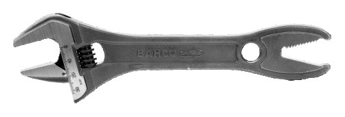 Adjustable wrench, length 205/grip 32 mm