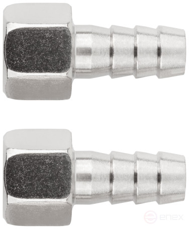 Herringbone adapters 10 mm - 1/4" internal thread, 2 pcs.