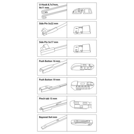 Щётка стеклоочистителя зимняя "AV-350W" 60см/24"
