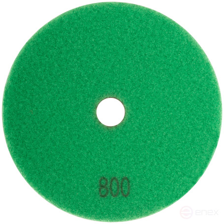 Diamond flexible grinding wheel AGSHK (Velcro), wet grinding, 125 mm, P 800