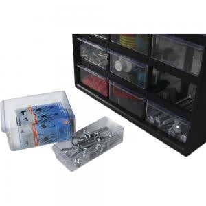 Vertical organizer with 39 extendable compartments (9 large + 30 small) plastic (40739) STANLEY 1-93-981. 36.5x16x44.5 cm