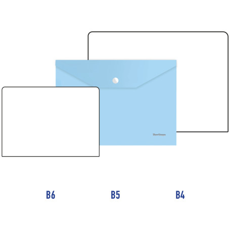 Envelope folder on the Berlingo "Starlight" button B5, 180 microns, assorted