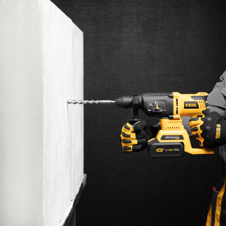 Concrete drill, double spiral, three dust-removing edges, 16 x 210 mm DENZEL