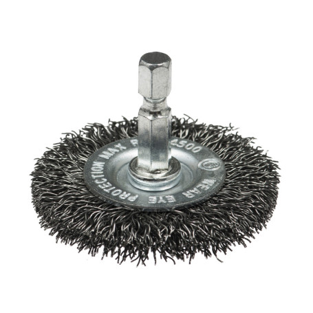 Щетка 162 диск., гофр. для дрелей Мастер 6гр хв 6.35 мм D75 мм уп. 1/30/90