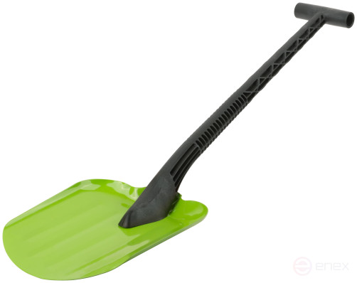 Automotive steel shovel, frost-resistant plastic handle 80x205x700 mm