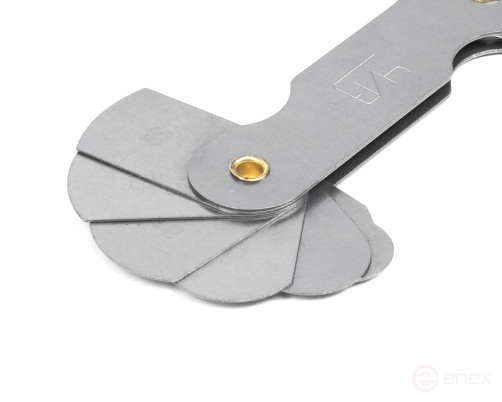 Набор шаблонов радиусных №2 (R 8 - 25мм) ЧИЗ